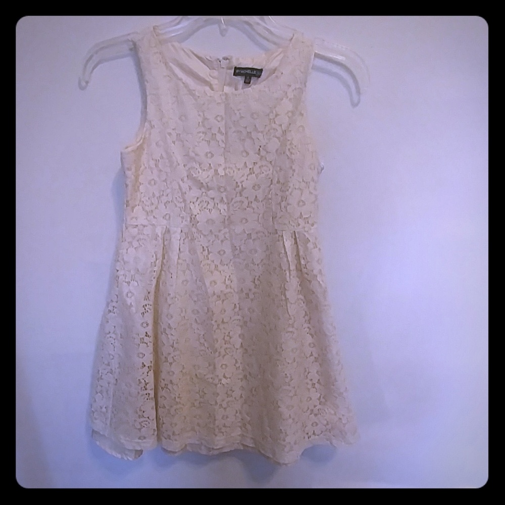 Cream lace dress